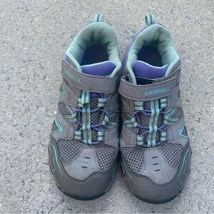 Merrell Kids Trail Chaser Teal & Purple Sneakers 3.5M